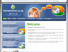 Tablet Screenshot of homeinsurer.co.uk